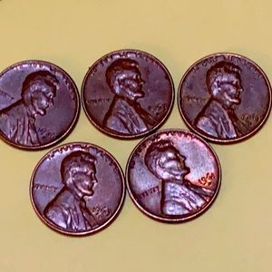 1961 D penny (2) 1963 D penny (3)
